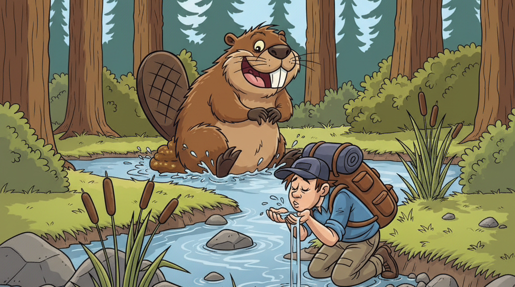 Purify water in the backcountry