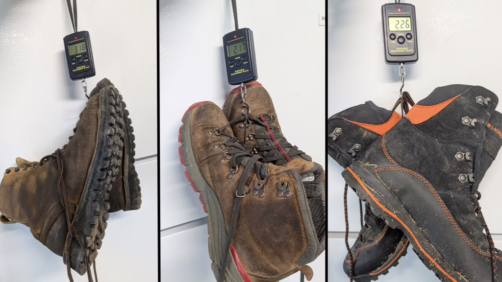 LaCrosse and Danner Boots Weights